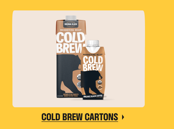 an image of a carton of cold brew cartons with a bear on it