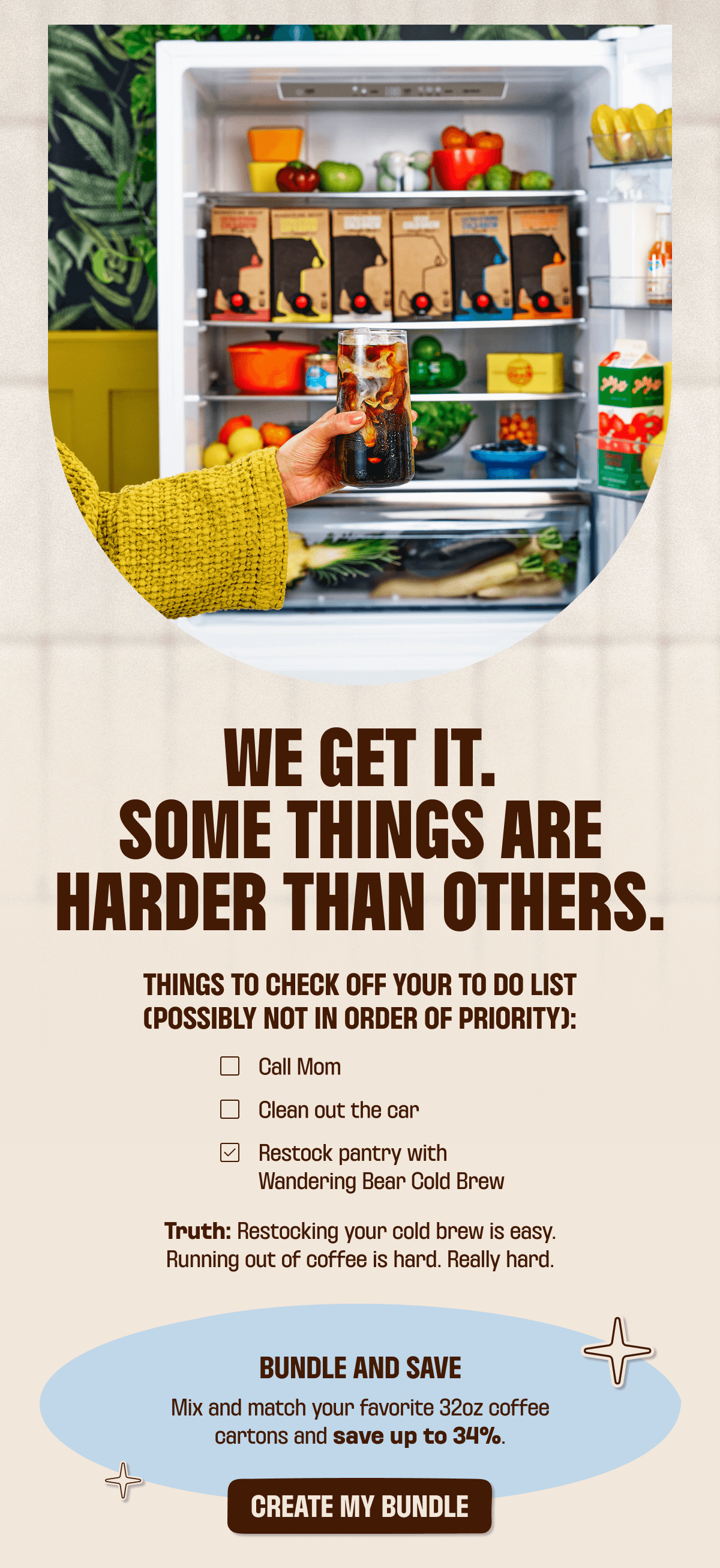 an image of a woman is opening a refrigerator with food inside