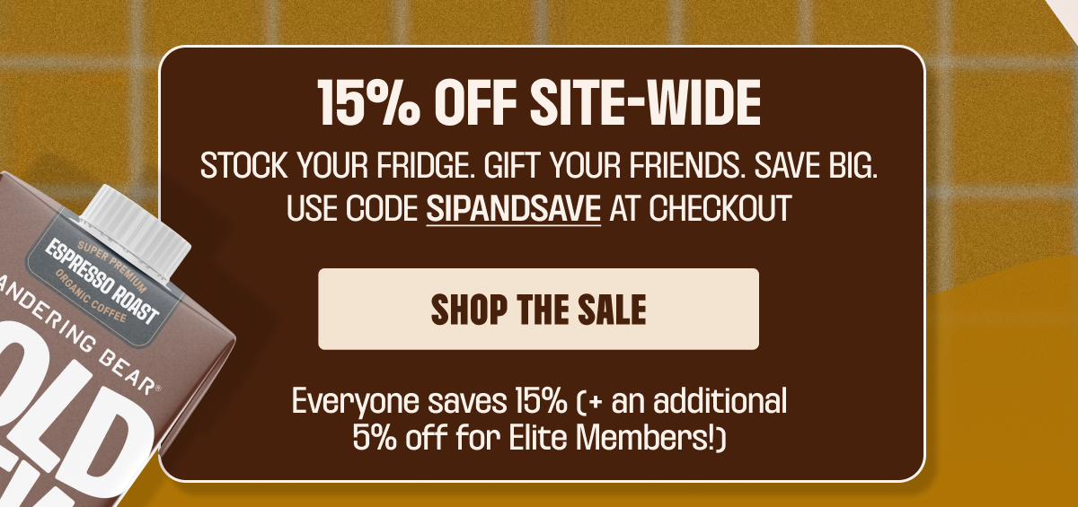 15% OFF SITE-WIDE