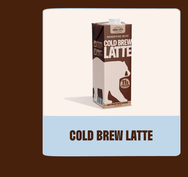 Cold Brew Latte
