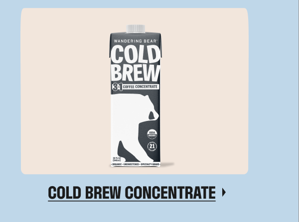 Cold Brew Concentrate