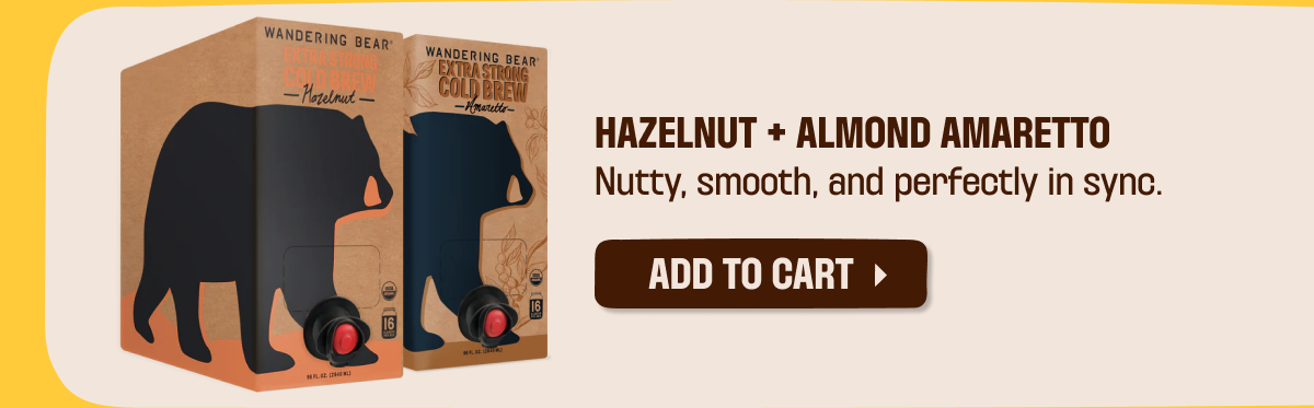 HAZELNUT + ALMOND AMARETTO. ADD TO CART