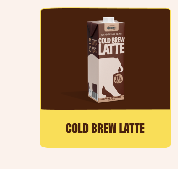 Cold Brew Latte