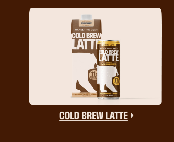 Cold Brew Latte