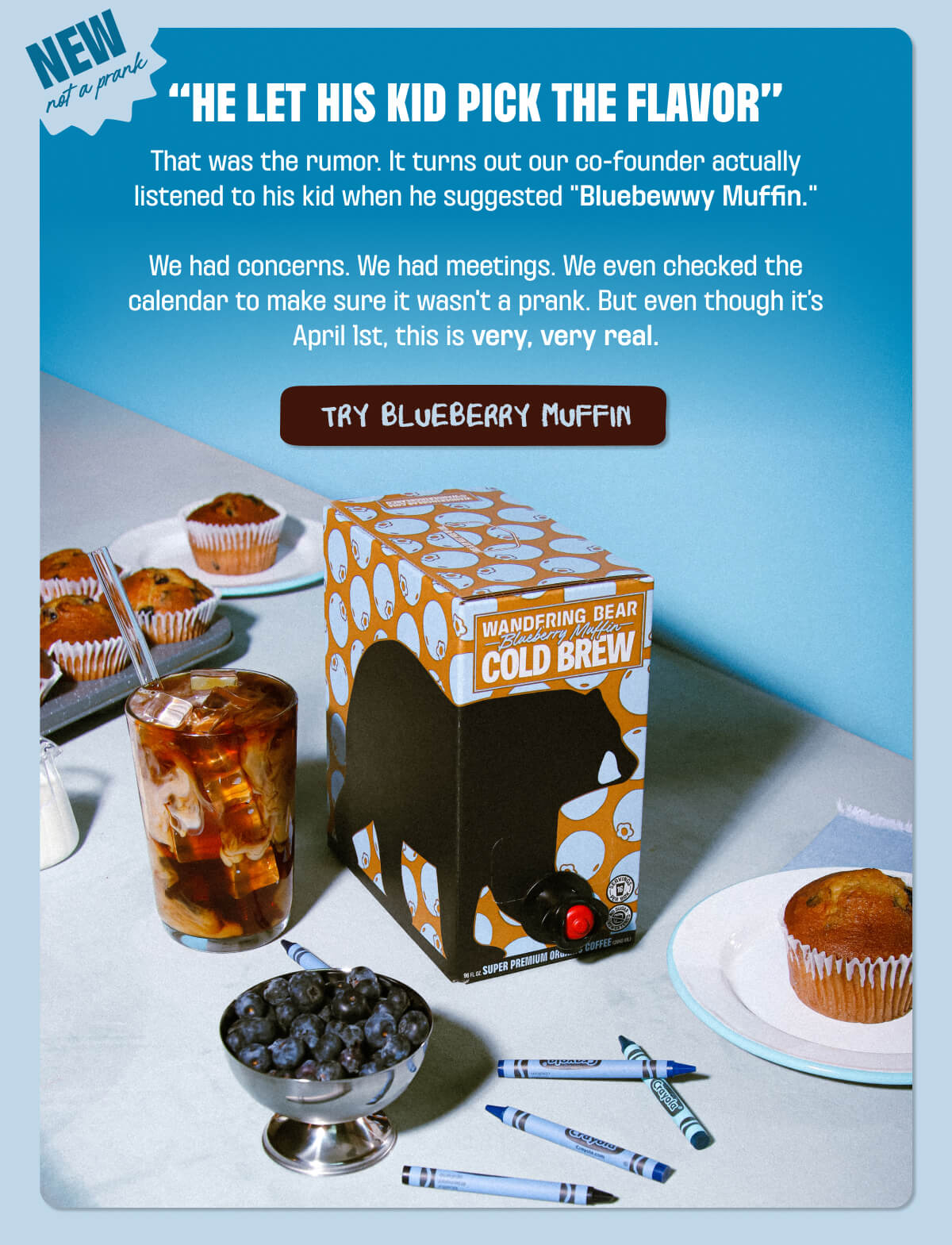 TRY BLUEBERRY MUFFIN