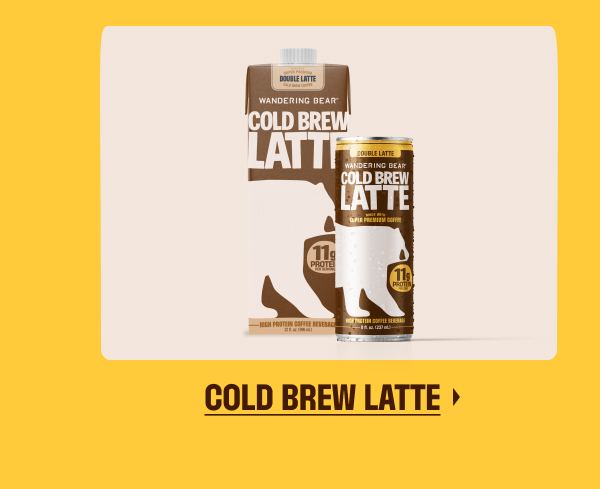 Cold Brew Latte