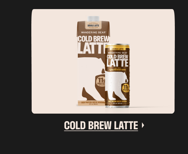 Cold Brew Lattes