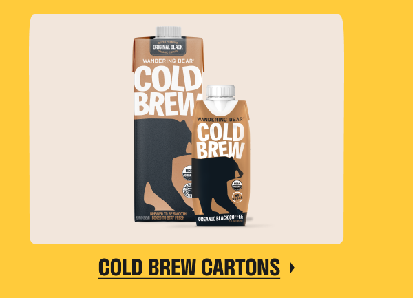 an image of a carton of cold brew cartons with a bear on it
