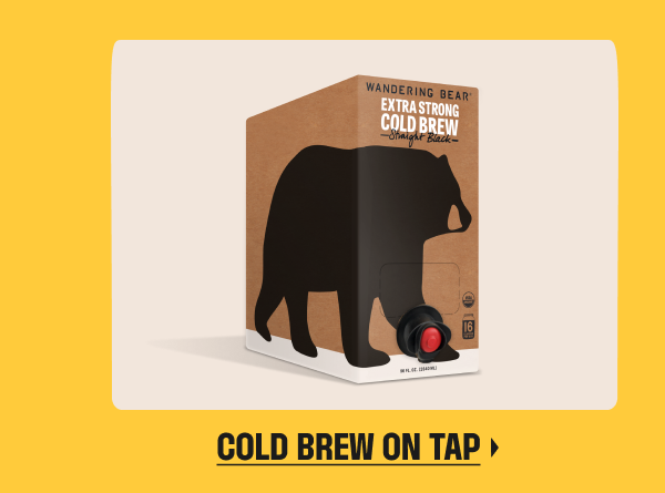 an image of a bear is standing in a box with a beer