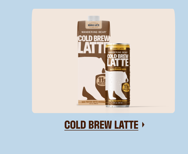 Cold Brew Latte