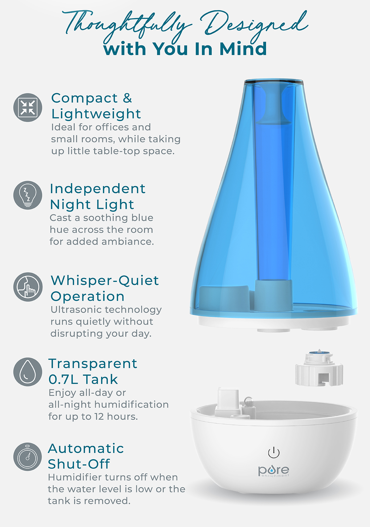 The Ultimate Compact Humidifier 💧 Pure Enrichment