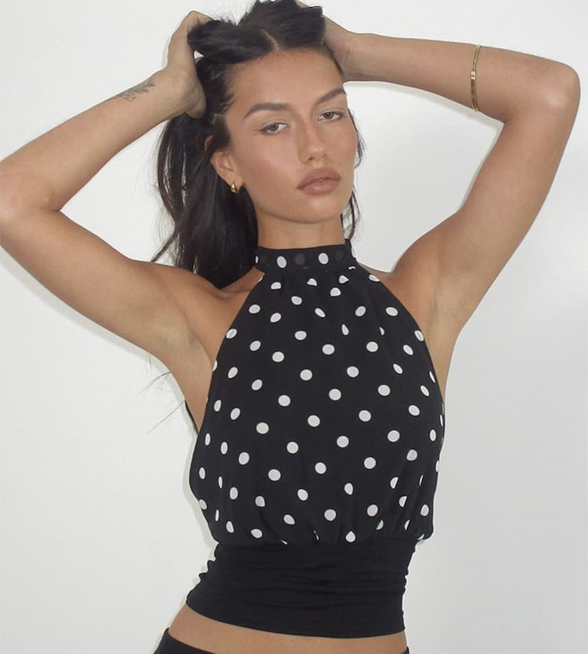 HALTERNECK OBSESSION SHOP TOPS