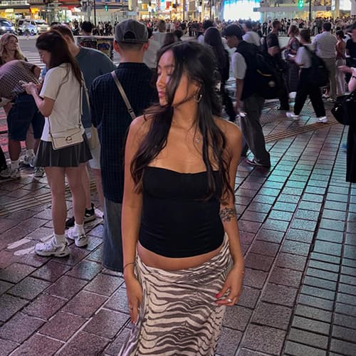 esmeray midi skirt