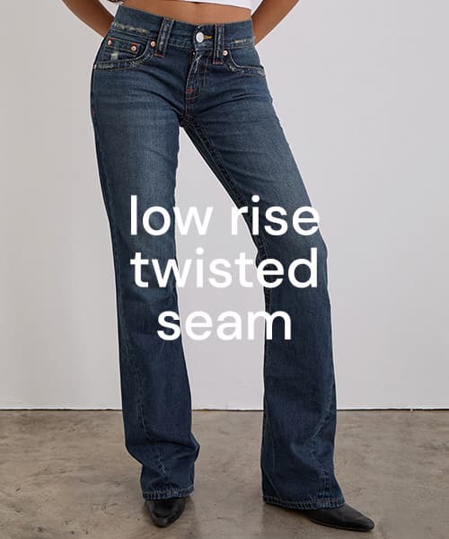 fit guide low rise twisted seam