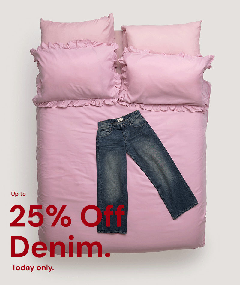 25% off denim