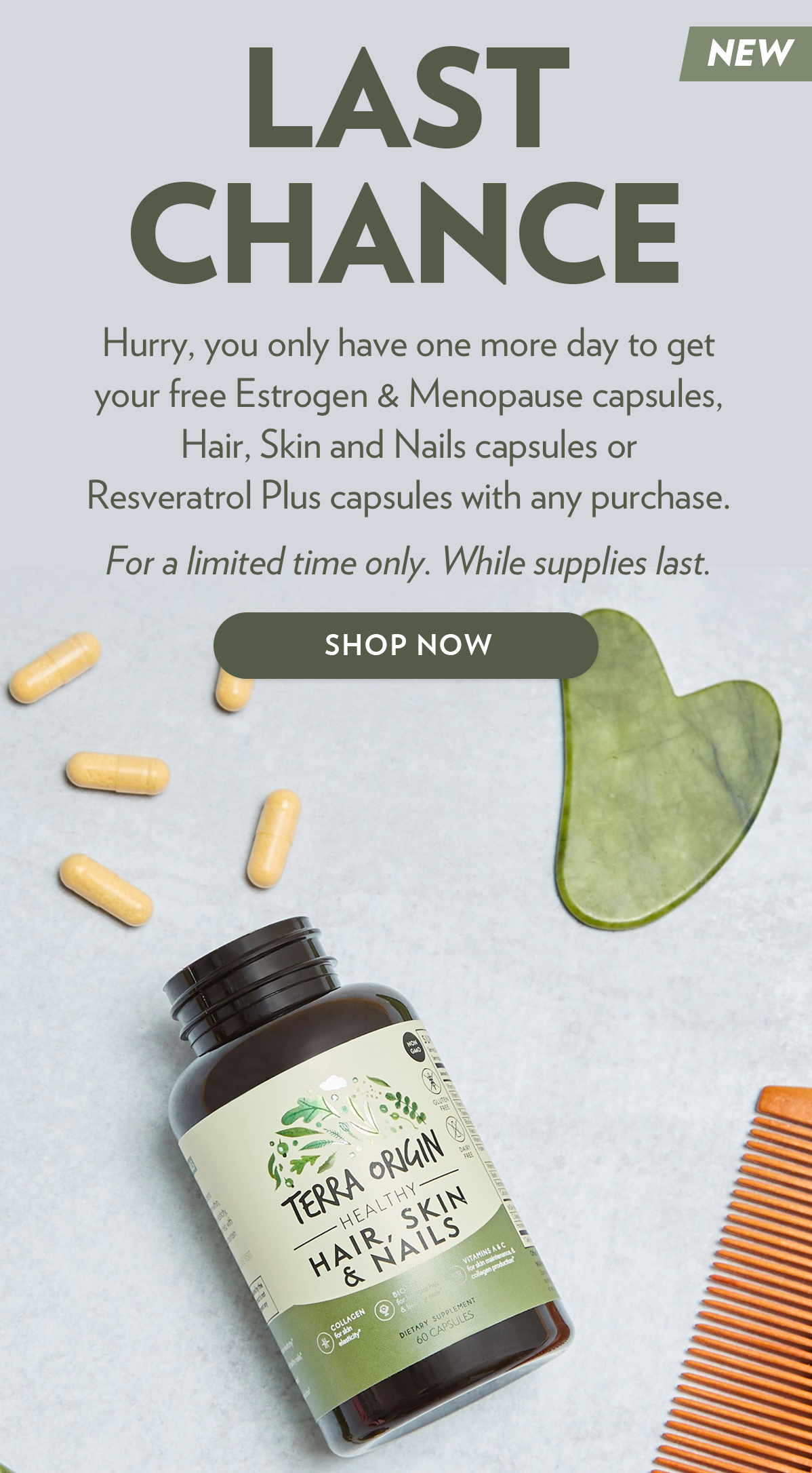 Time Is Running Out! Get Your Free Capsules Now!! Terra Origin