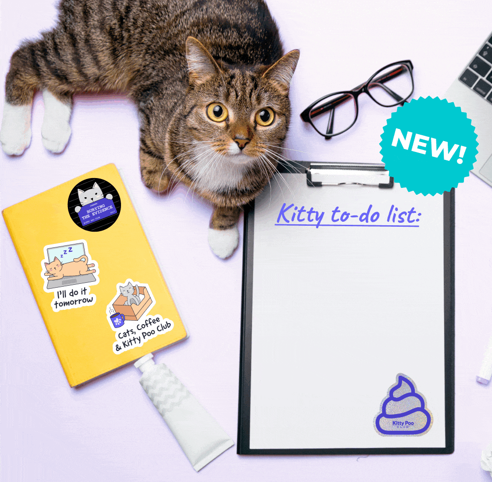 LAUNCH new stickers 💜 Kitty Poo Club