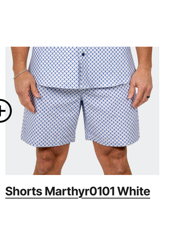 Marthyr Diamond Print Shorts