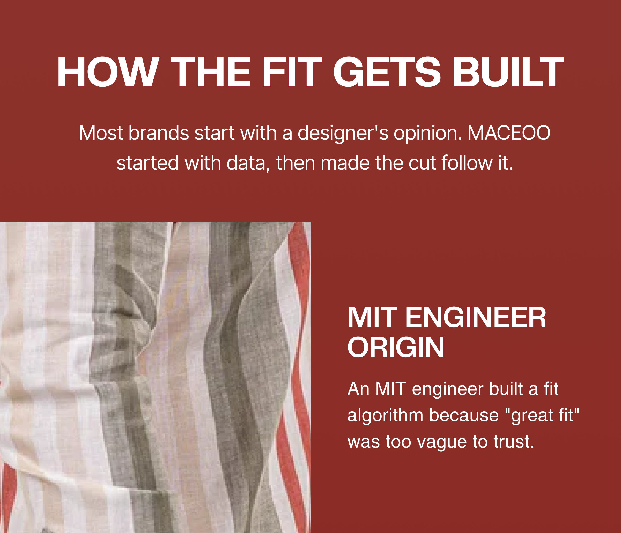 how the fit gets build