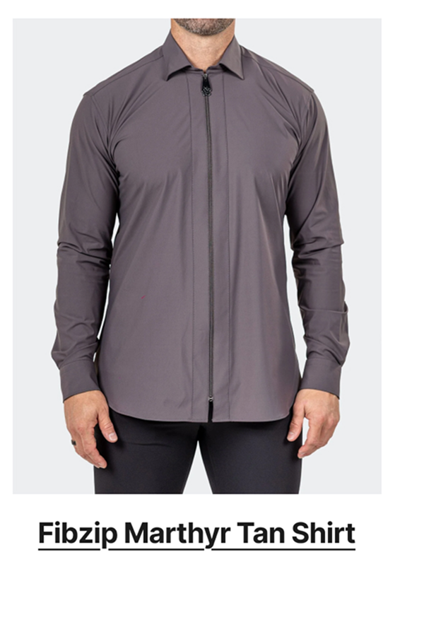 Fibzip Marthyr Tan Shirt