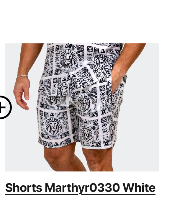 Marthyr Tribal Print Shorts