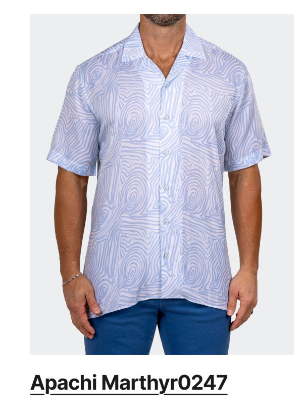 Apachi Marthyr Swirl White Shirt