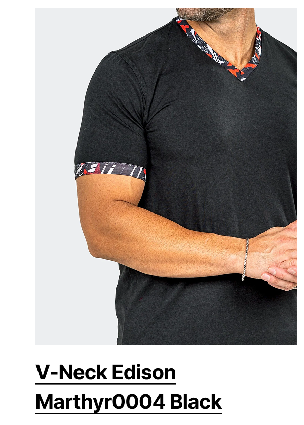 V-NECK EDISON MARTHYR0004 BLACK