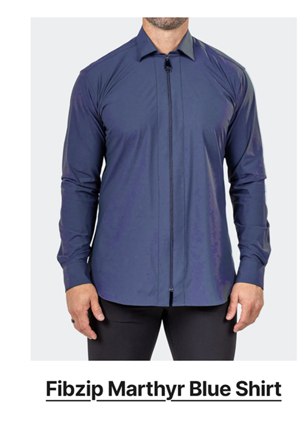 Fibzip Marthyr Blue Shirt