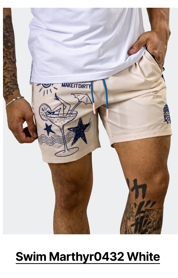 Swim Marthyr0432 White