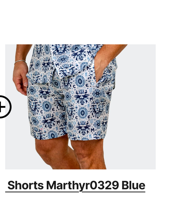 Marthyr Blue Lion Shorts
