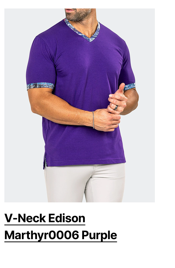 V-NECK EDISON MARTHYR0006 PURPLE