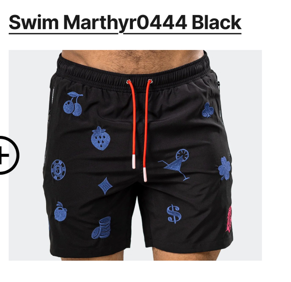 Swim Marthyr0444 Black