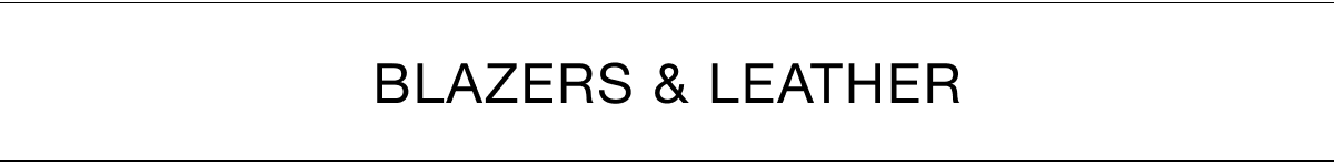 BLAZER & LEATHER