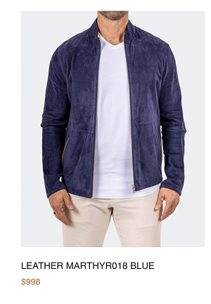 LEATHER MARTHYR018 BLUE