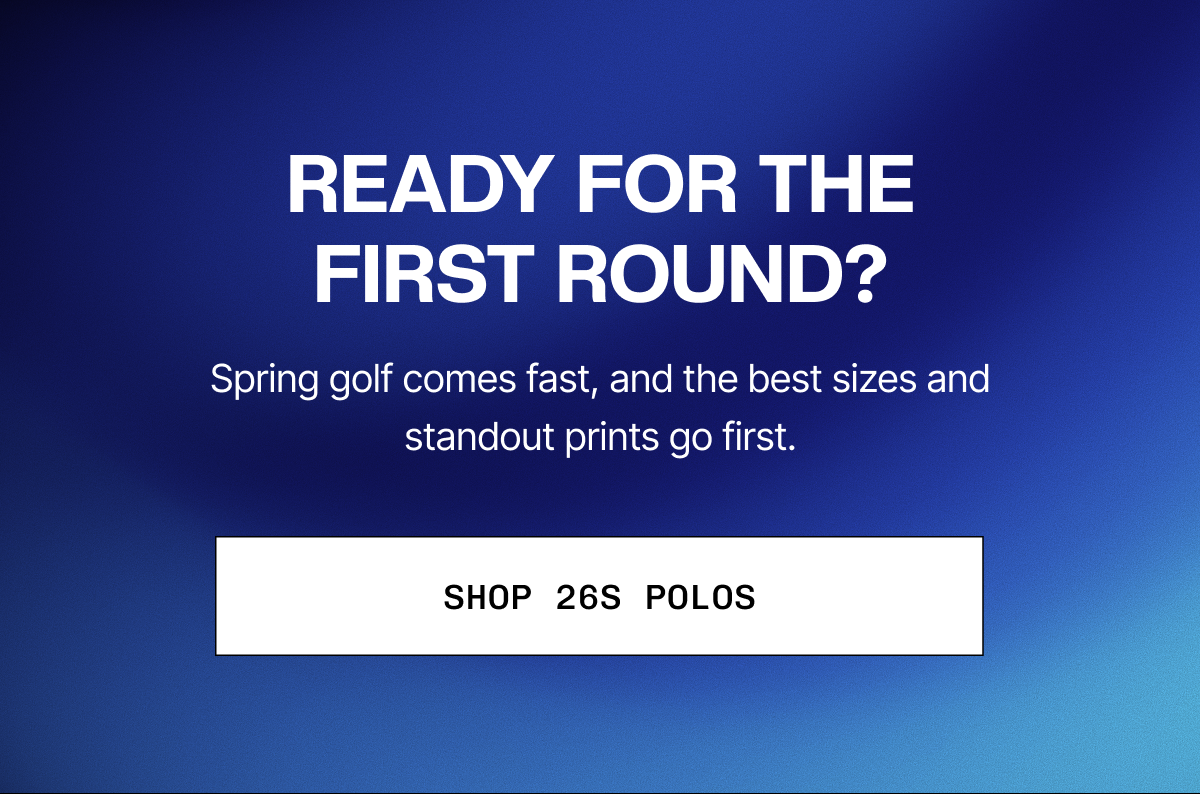 Ready for the first round?