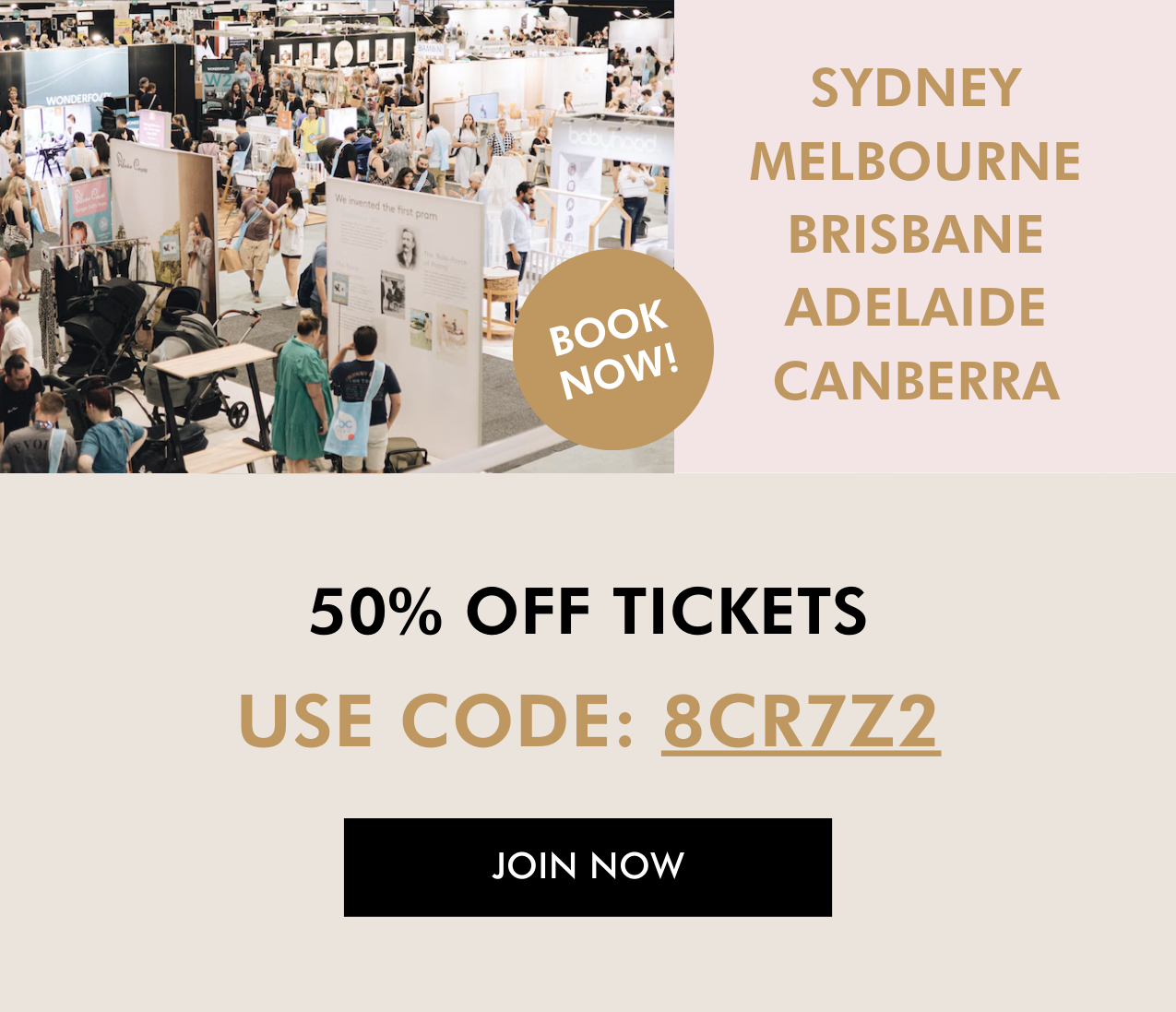 Get 50 OFF Tickets to Australia's Biggest Parenting Event 📣 Made To