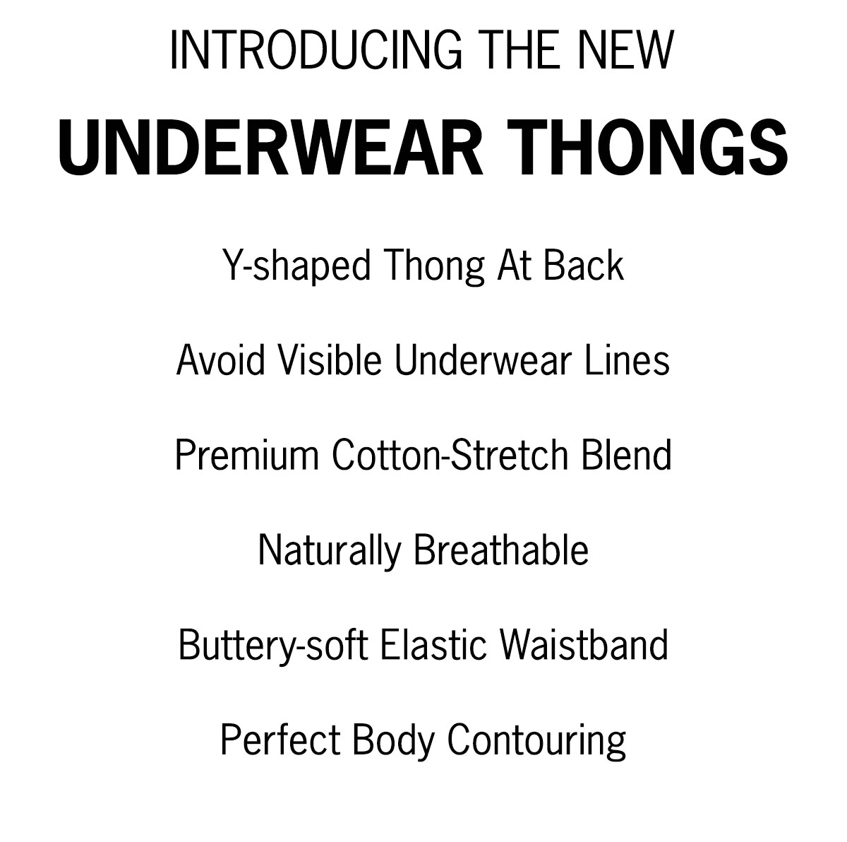 Finally Enough Love Introducing the NEW Underwear THONGS Bang Clothes