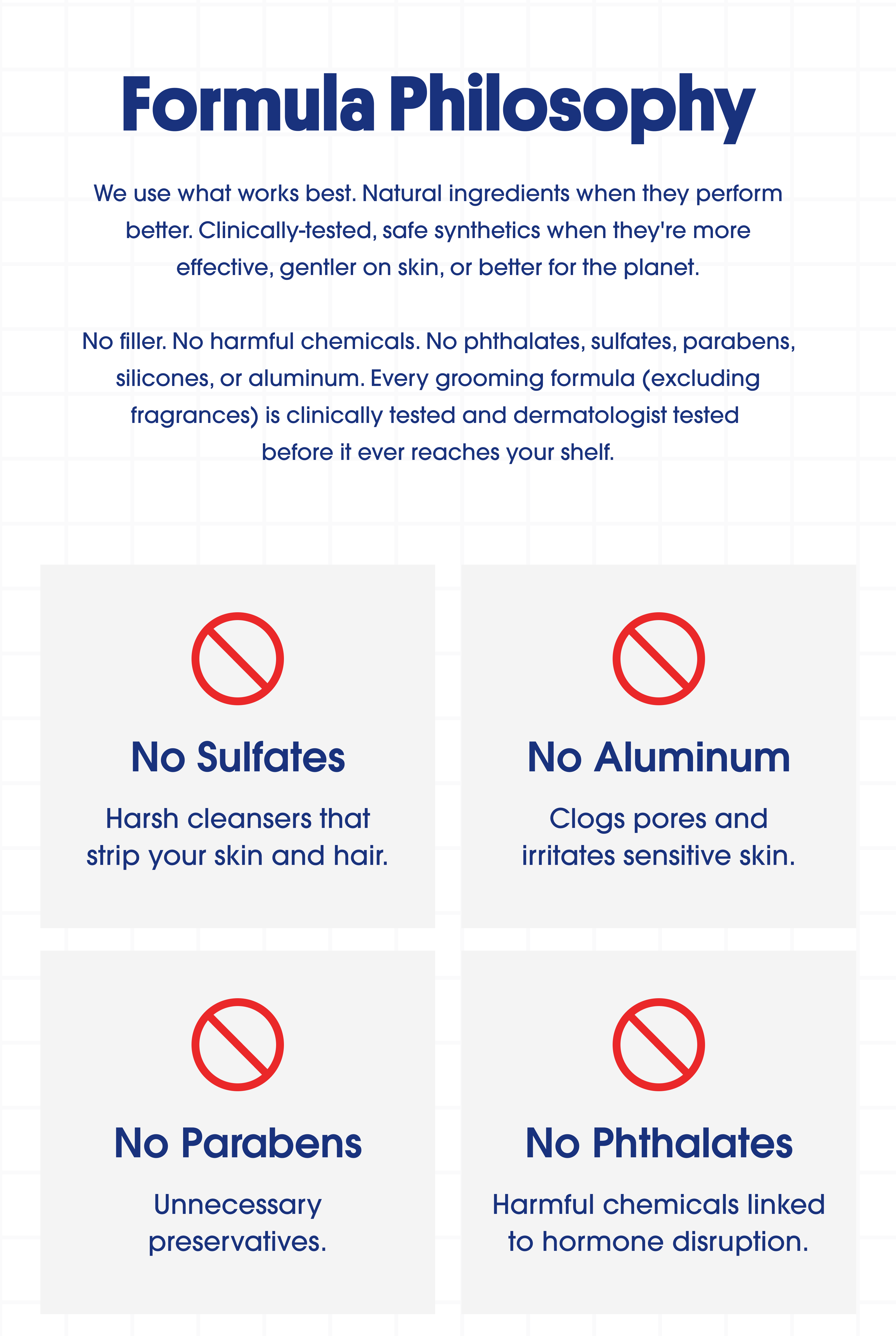 We use what works best.