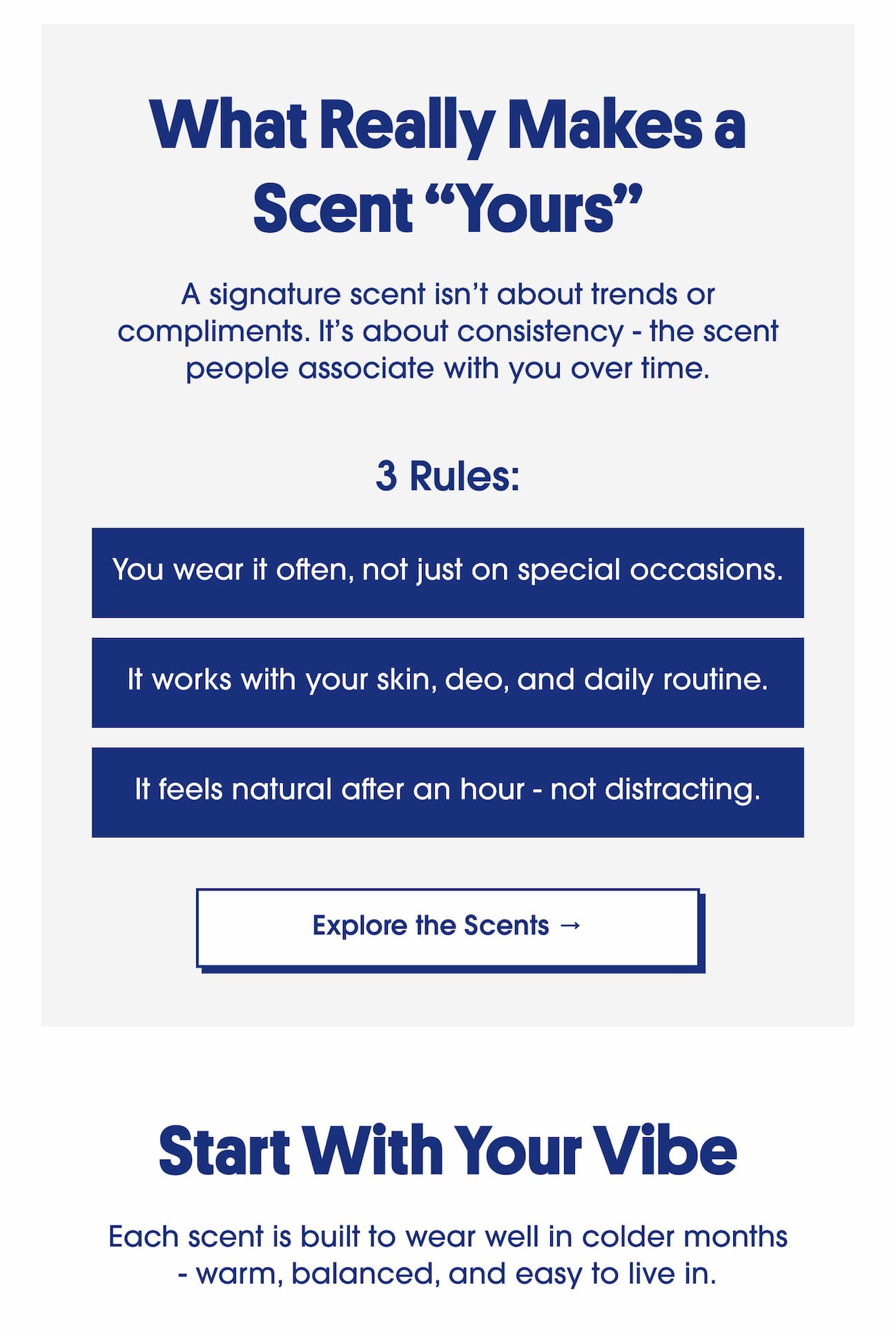 What really makes a scent "yours"