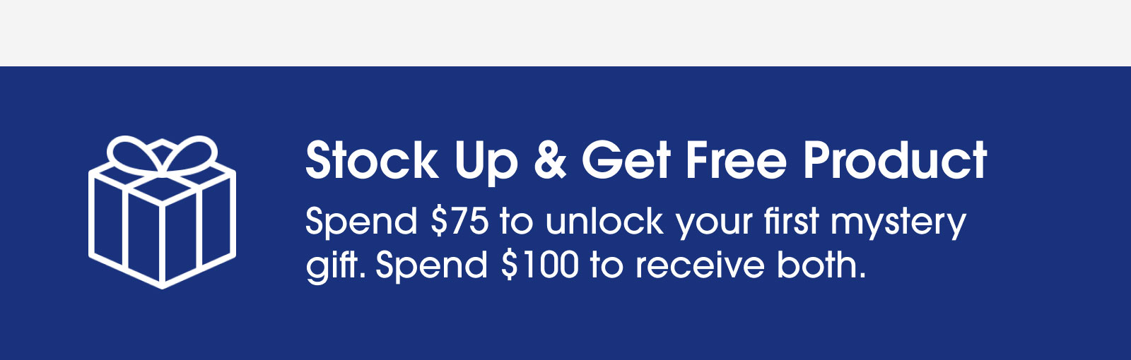 Stock up & Get Free Product