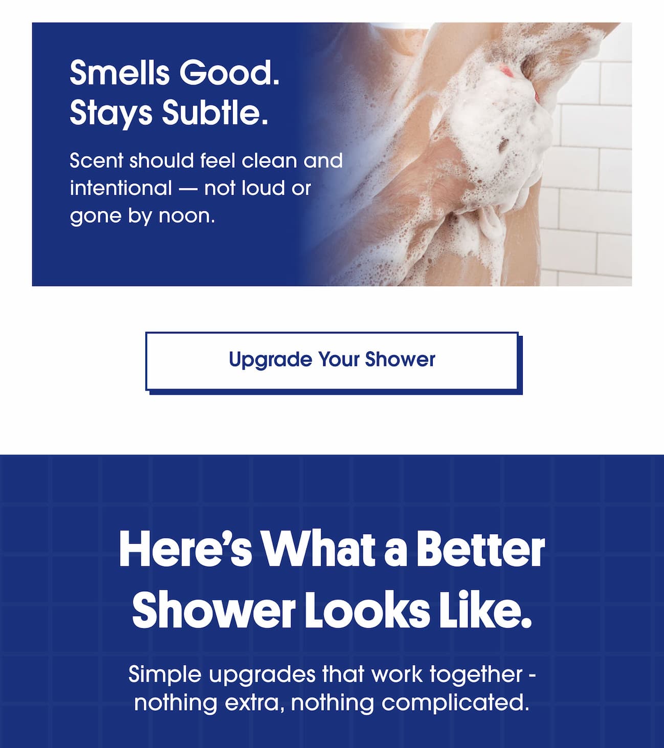 Upgrade your shower