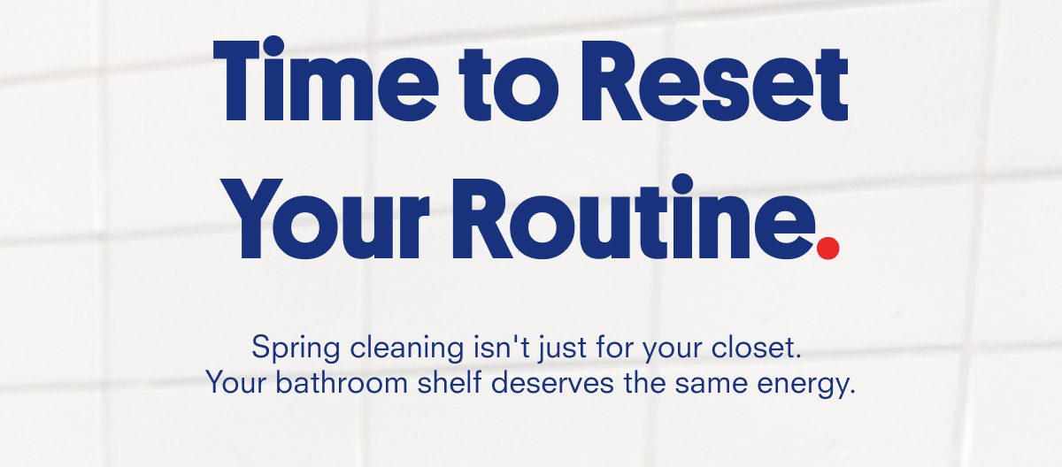 Time to reset you routine