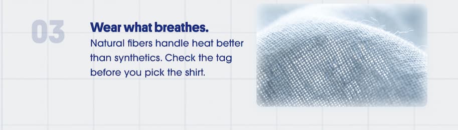 Wear what breathes