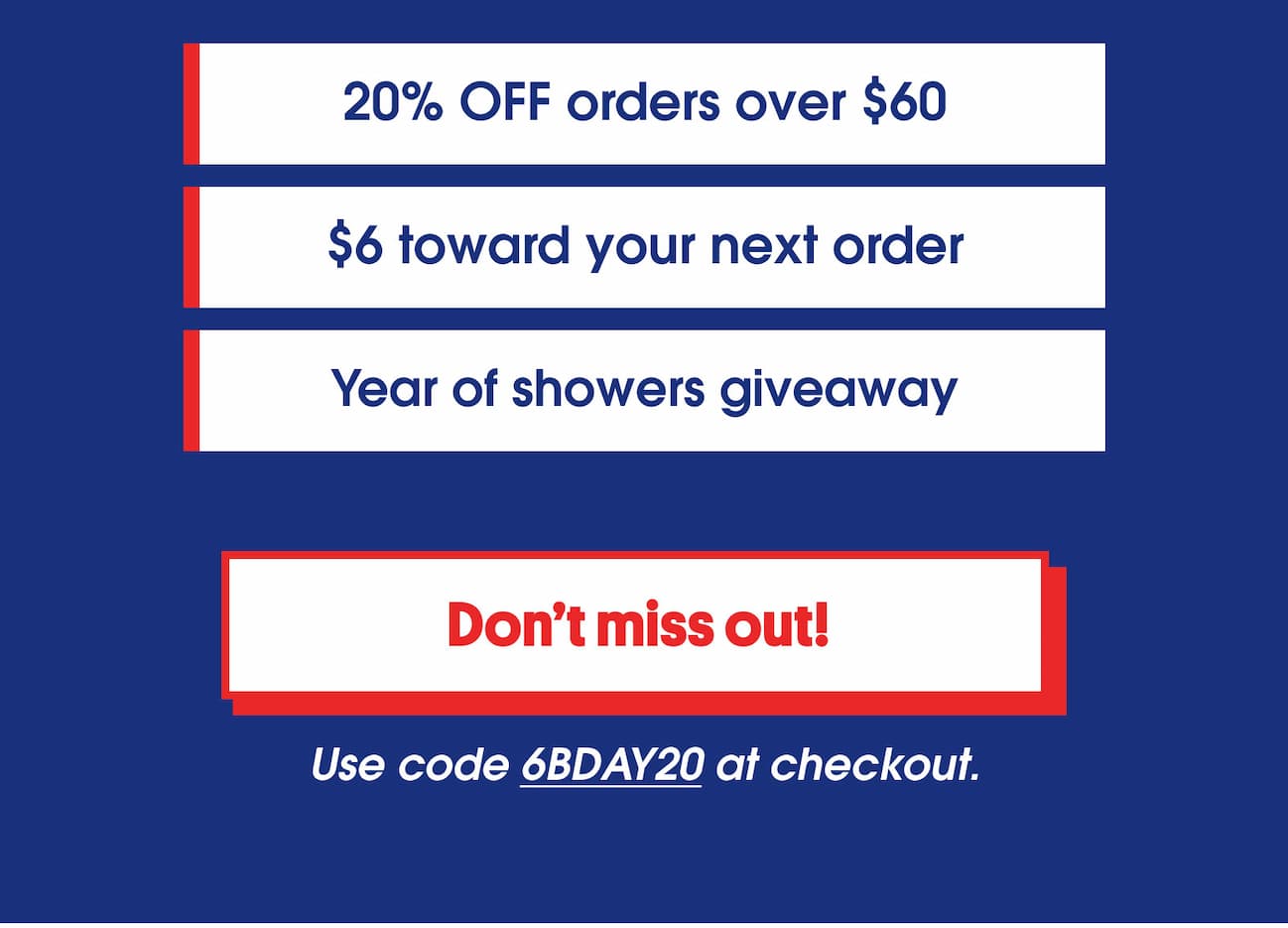 Don't miss out! Don't miss out!