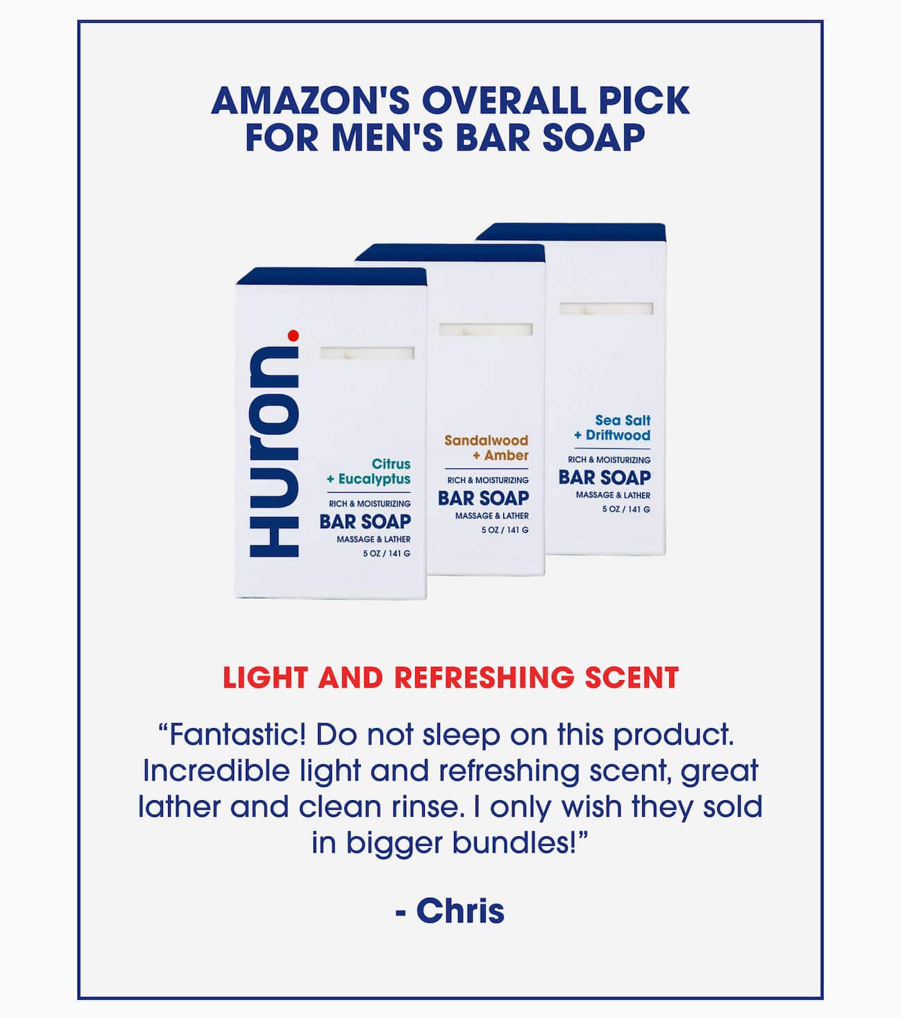 Amazon's Overall Pick for Men's Bar Soap