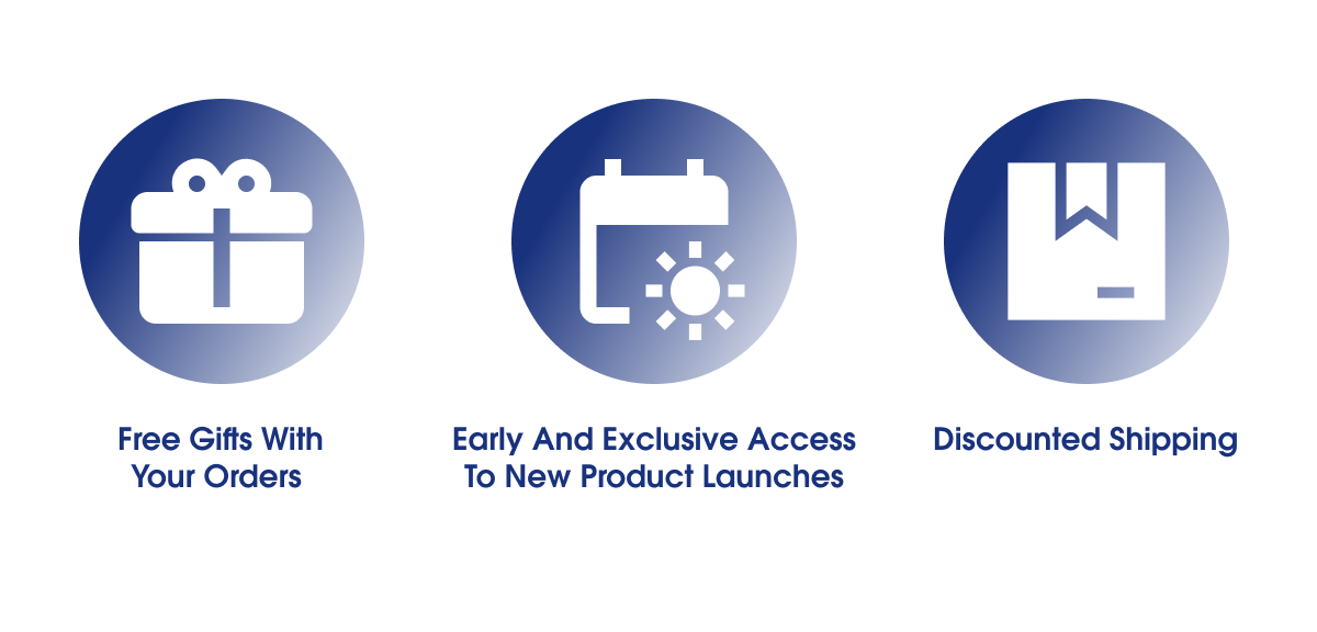 save 20% on every purchase plus get: Free gifts with your order, early & exclusive access to new product launches, discounted shipping