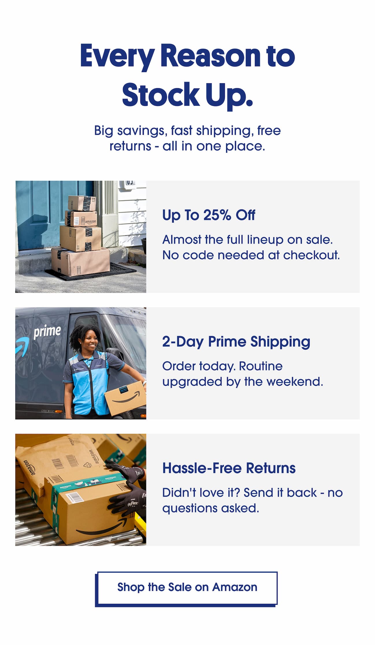 Every reason to stock up.