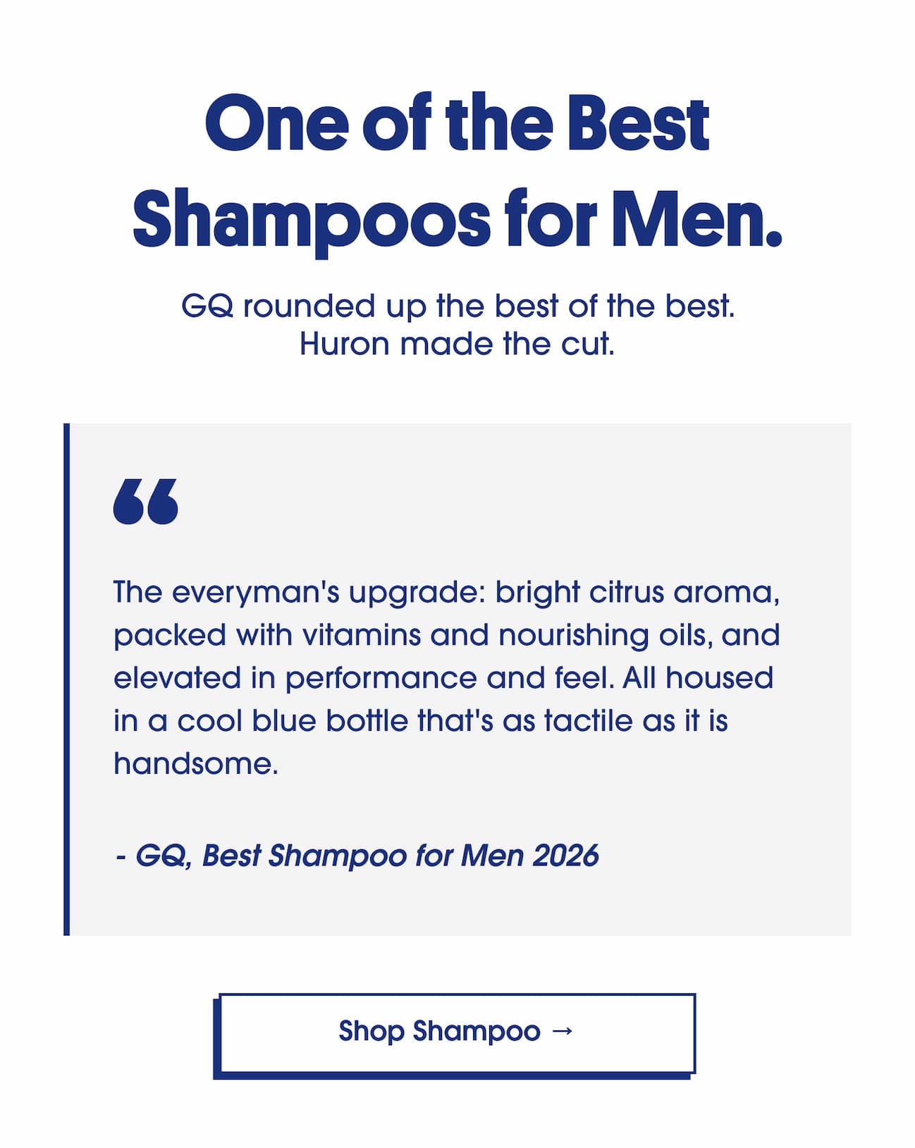 One of the Best Shampoos for Men.