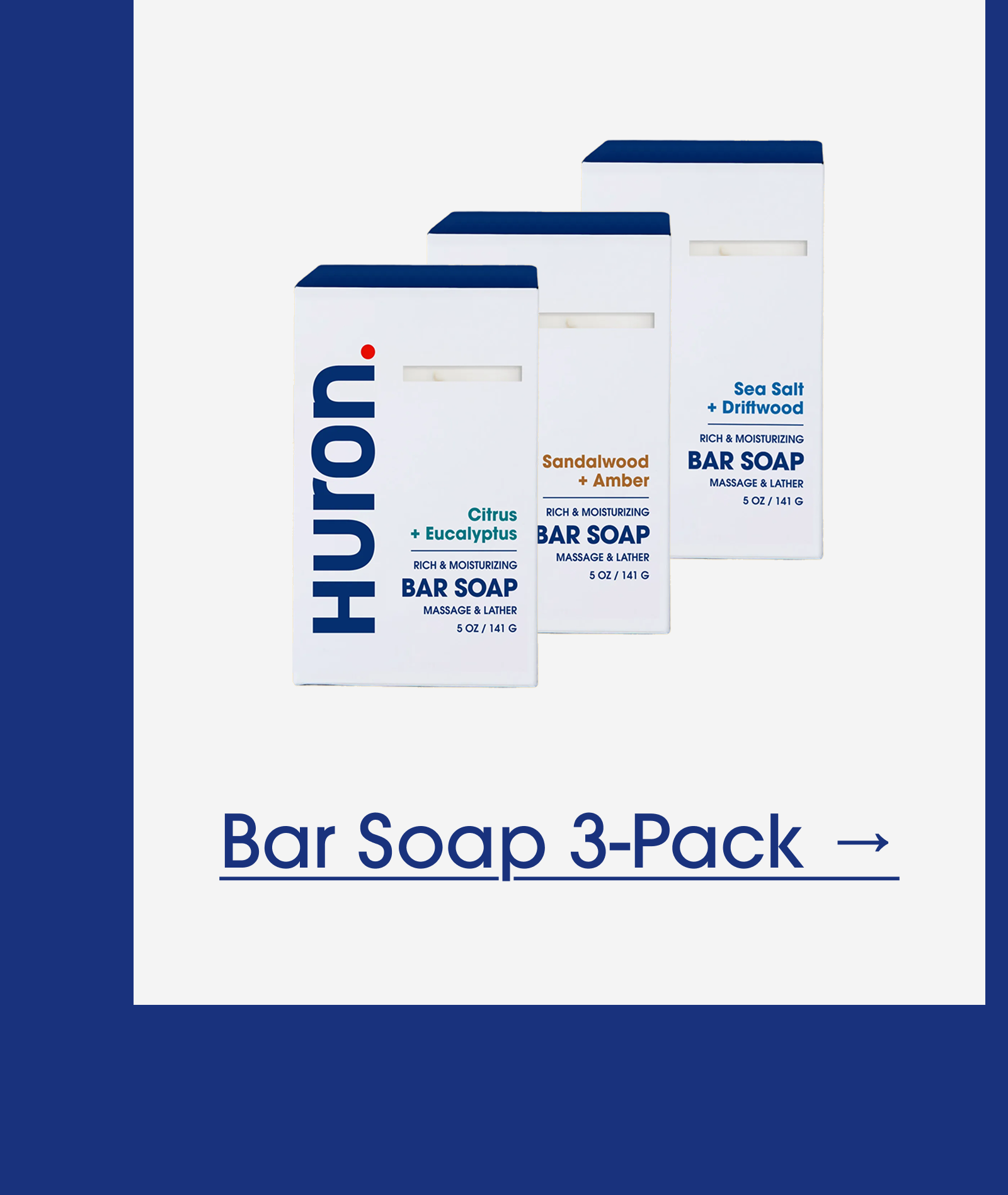 Bar Soap 3 Pack