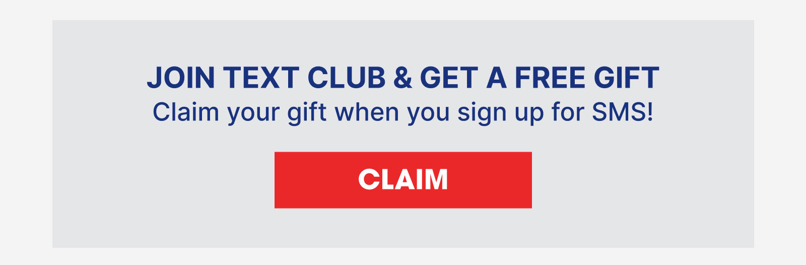 Join Text Club & Get a Free Gift Join Text Club & Get a Free Gift